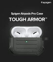 Airpods Pro2 ケース Airpods Proケース タフ アーマー シュピゲン カラビナ リング 付き 落下防止 airpods pro 第2世代 耐衝撃 汗 水 防止 エアポッズプロ ケース ワイヤレス充電対応 収納ケース