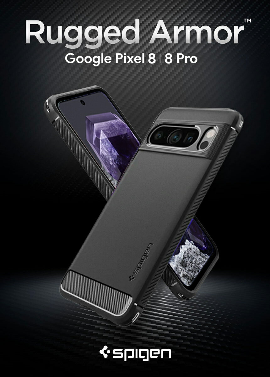 Pixel8 ケース Pixel8 Pro ケース Pixel7a ケース TPU 米軍MIL規格取得 シュピゲン ラギッドアーマー Pixel7 ケース Pixel7 Pro ケース Pixel6a ケース 2023 新型 Google ピクセル 7a カバー 耐衝撃 Qi充電 ワイヤレス充電 スマホケース 衝撃吸収 スマホカバー