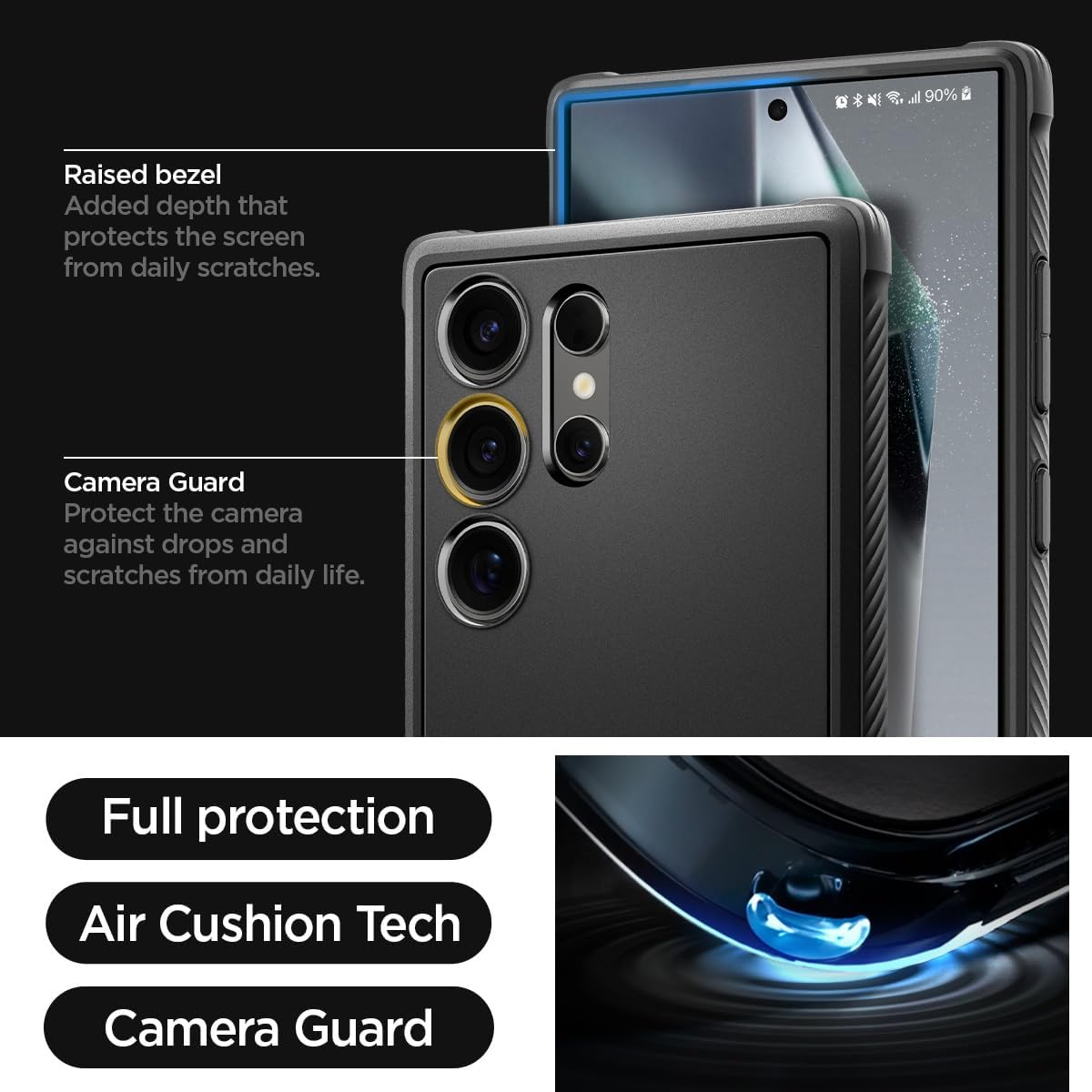 37%off セール クーポン獲得 39ショップ ポイント消化 Galaxy S24 ケース 耐衝撃 Galaxy S24 Ultra ケース TPU ラギッド・アーマー シュピゲン カメラ保護 Qi充電 カメラ保護 傷つけ防止 docomo au スマートフォン samsung ギャラクシーs24 ウルトラ カバー SC-52E simフリー