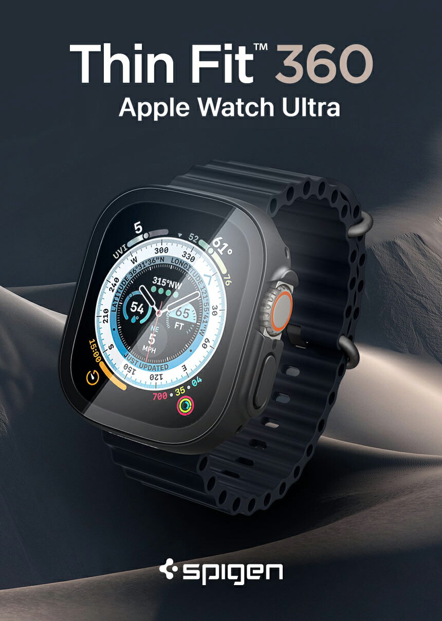 apple watch ULTRA2 カバー ガラス 9H 一体