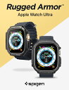 apple watch ULTRA 2 カバー ラギッド アーマー シュピゲン TPU タフネスデザイン Apple Watch Ultra ケース 耐衝撃 保護カバー 49mm スポーツバンド アップルウォッチ ウルトラ 2 ケース ブランド