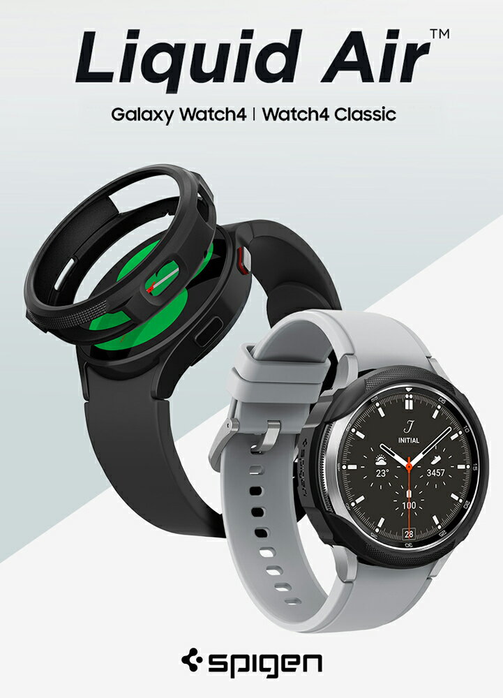 Galaxy Watch4 Classic 46mm 44mm Galaxy Watch 4 ケース 44mm 40mm リキッドエアー シュピゲン 耐衝撃 体組成測定 可能 簡易着脱 シンプル スリム ギャラクシー ウォッチ 4