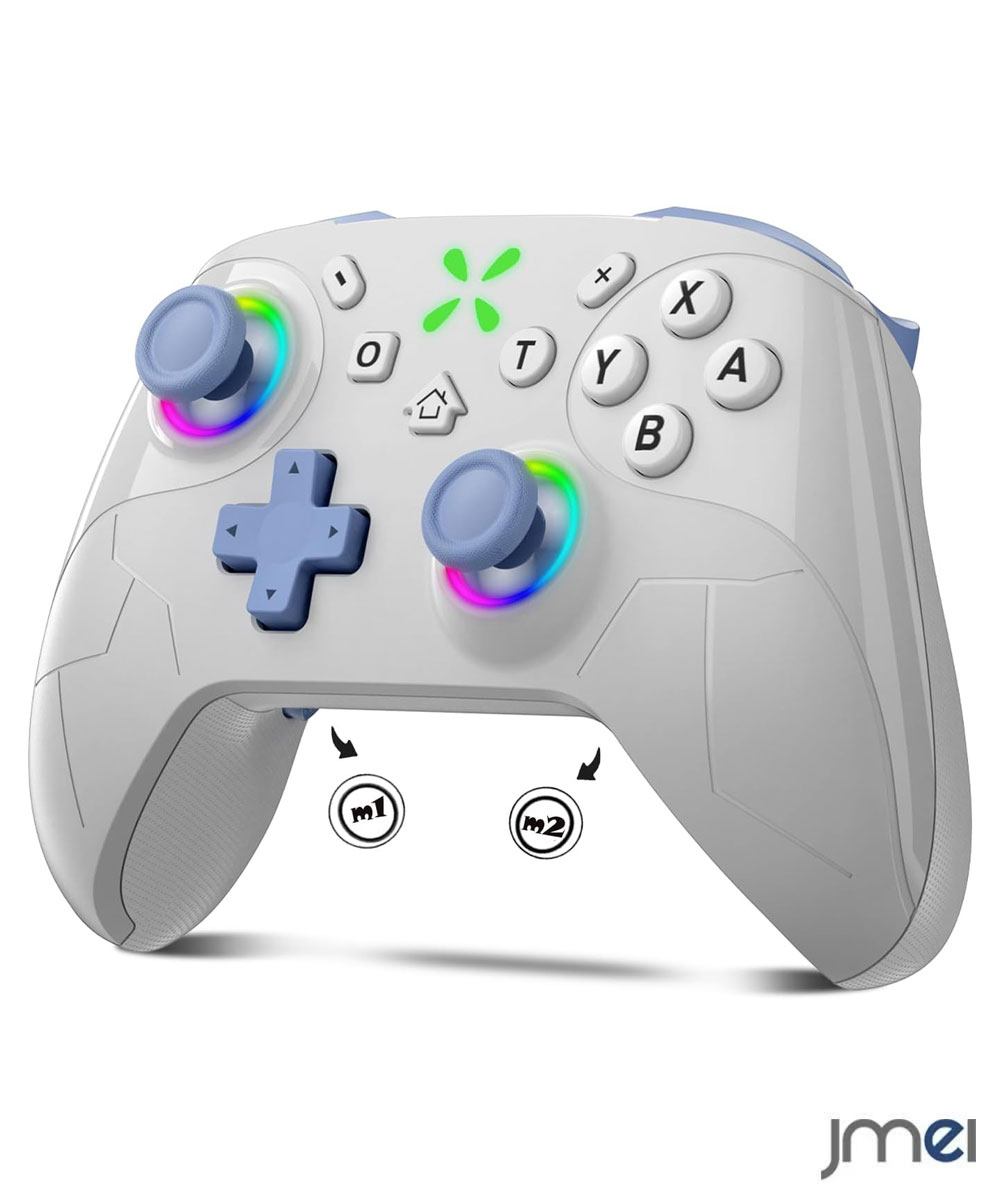 Nintendo Switch2 ����ȥ����顼 Switch1/2���б� �����å� ����ȥ����顼 Bluetooth̵����³ ���̥ܥ����դ� �ޥ�����ǽ T...