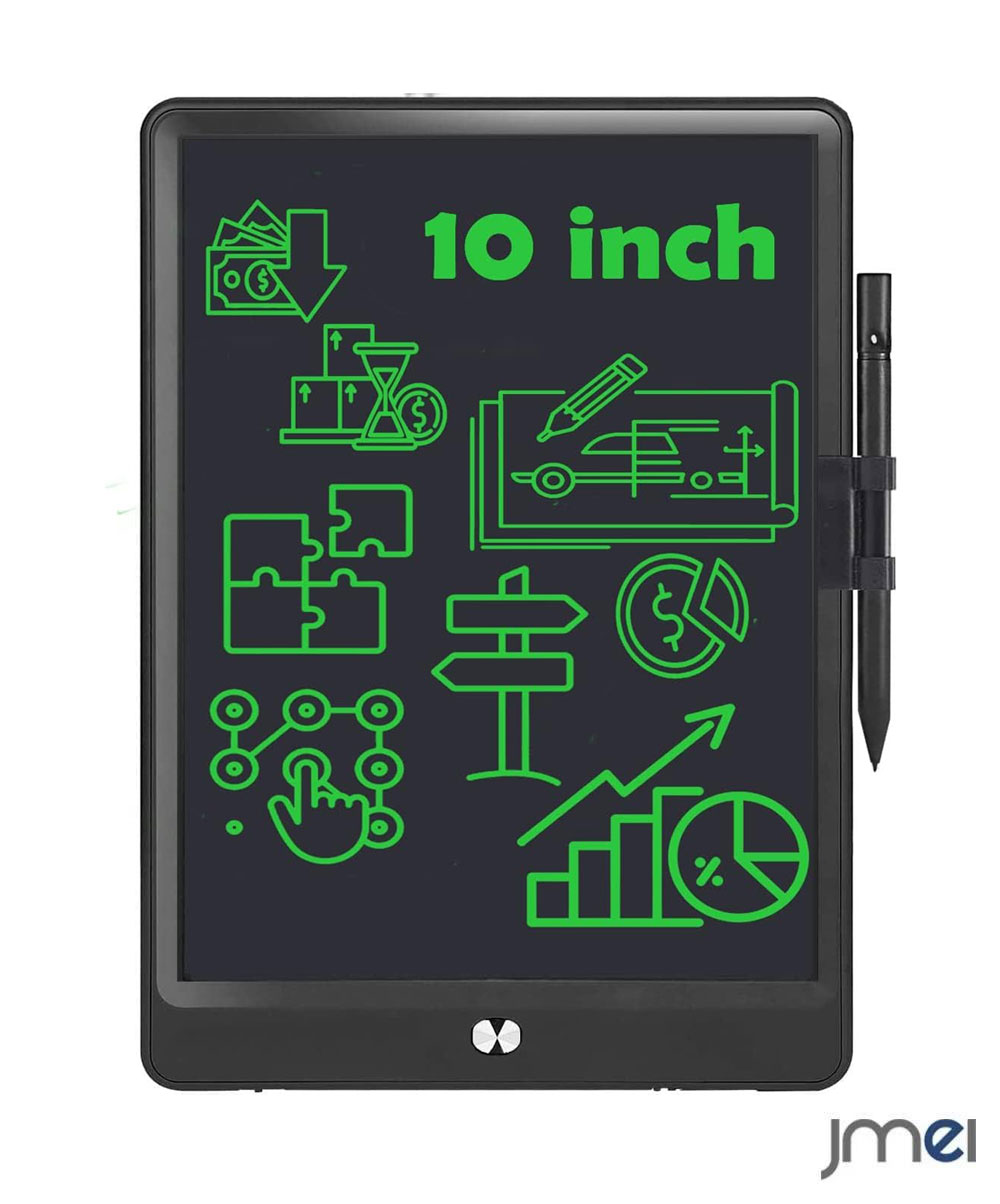 LCD液晶パネル ペン付き 電子メモ帳 デジタルメモ 手書きパッド 電子メモパッド 10インチ デジ ...
