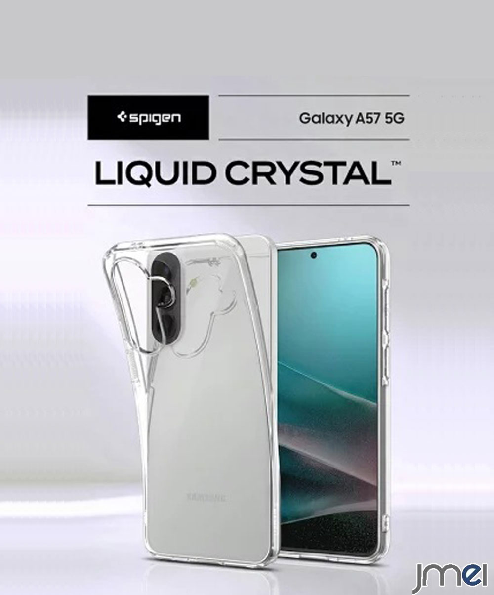 Rakuten - Galaxy A57 5G ケース クリア Spigen リキッド・クリスタル SC-54G 対応 米軍MIL規格取得 Galaxy A37 ケース 透明 耐衝撃 TPU カバー ギャラクシーA57 カバー 衝撃吸収 シュピゲン 黄ばみにくい 透明感 スマホケース 2026 スマートフォン