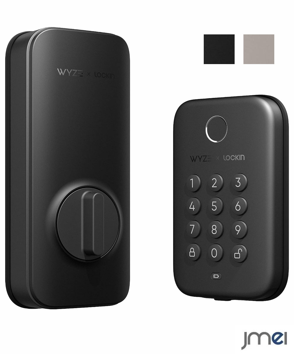 スマートロック 指紋認証 キーレス Bluetooth対応 デッドボルト交換型 バックライトキーパッド IPX5防水 耐候性 アプリ履歴管理 スケジュールアクセス 自動ロック BHMA規格 UL耐火20分 自動ロック デッドボルト交換対応 簡単設置 約20分設置（楽天・JMEI 3rd）