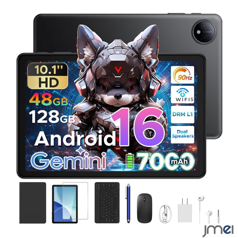 Android 16 タブレット 10.1インチ P10 Wi-Fiモデル Gemini AI 2. ...