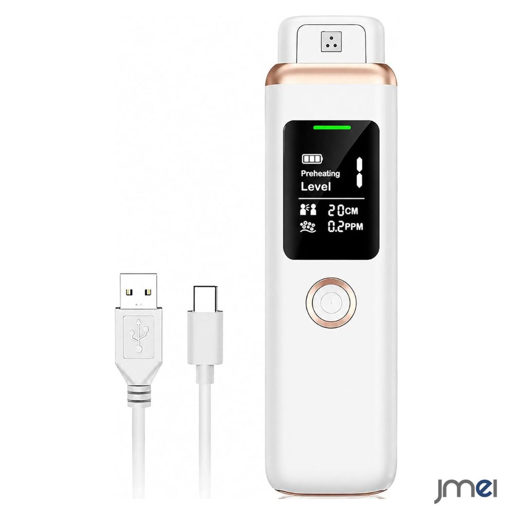 口臭チェッカー 口臭測定器 口臭検知器 USB充電式 非接触型 高精度MEMSセンサー搭...