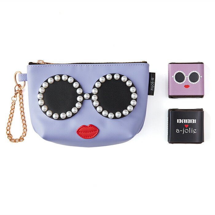 バレンタイン チョコ 2026 BABBI バビ アジョリー コラボ BABBI×a-jolie スペシャルギフト (パープル) ..