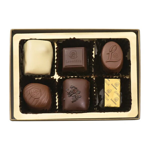 ホワイトデー お返し 2026 プラリネギフトアソート 6粒入 レオニダス ベルギー王室御用達 高級チョコ 海外ブランド 自分チョコ ご褒美チョコ レオニダス ご褒美 チョコ 高級 ブランド 詰め合わせ 職場 上司 レオニダス 高級 ブランド ベルギー チョコレート