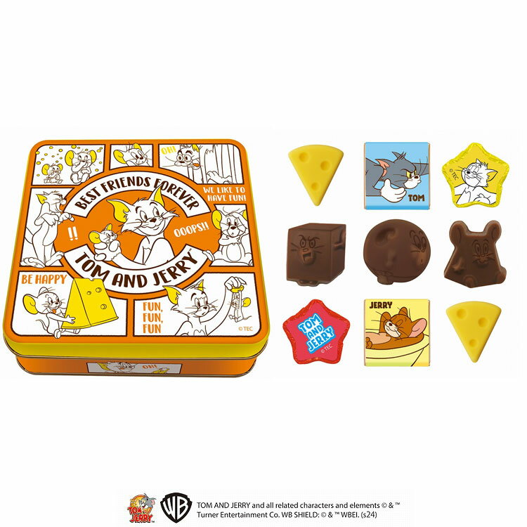 バレンタイン チョコ 2025 トムとジェリーギフト缶 (準チョコレート 46g入) 冬ギフト 詰め合わせ 東京 お土産 お返し 誕生日 プレゼント お取り寄せ スイーツ バレンタインデー ホワイトデーのサムネイル