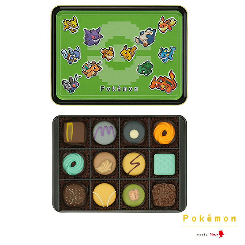 バレンタイン チョコ 2024 ギフト よくばりアソートボックス ポケモン meets メリーチョコレート 12個入り 冬ギフト 詰め合わせ 東京 お土産 お返し 誕生日 プレゼント お取り寄せ スイーツ ヤドンのしっぽや ラッキーのたまご バレンタインデーのサムネイル