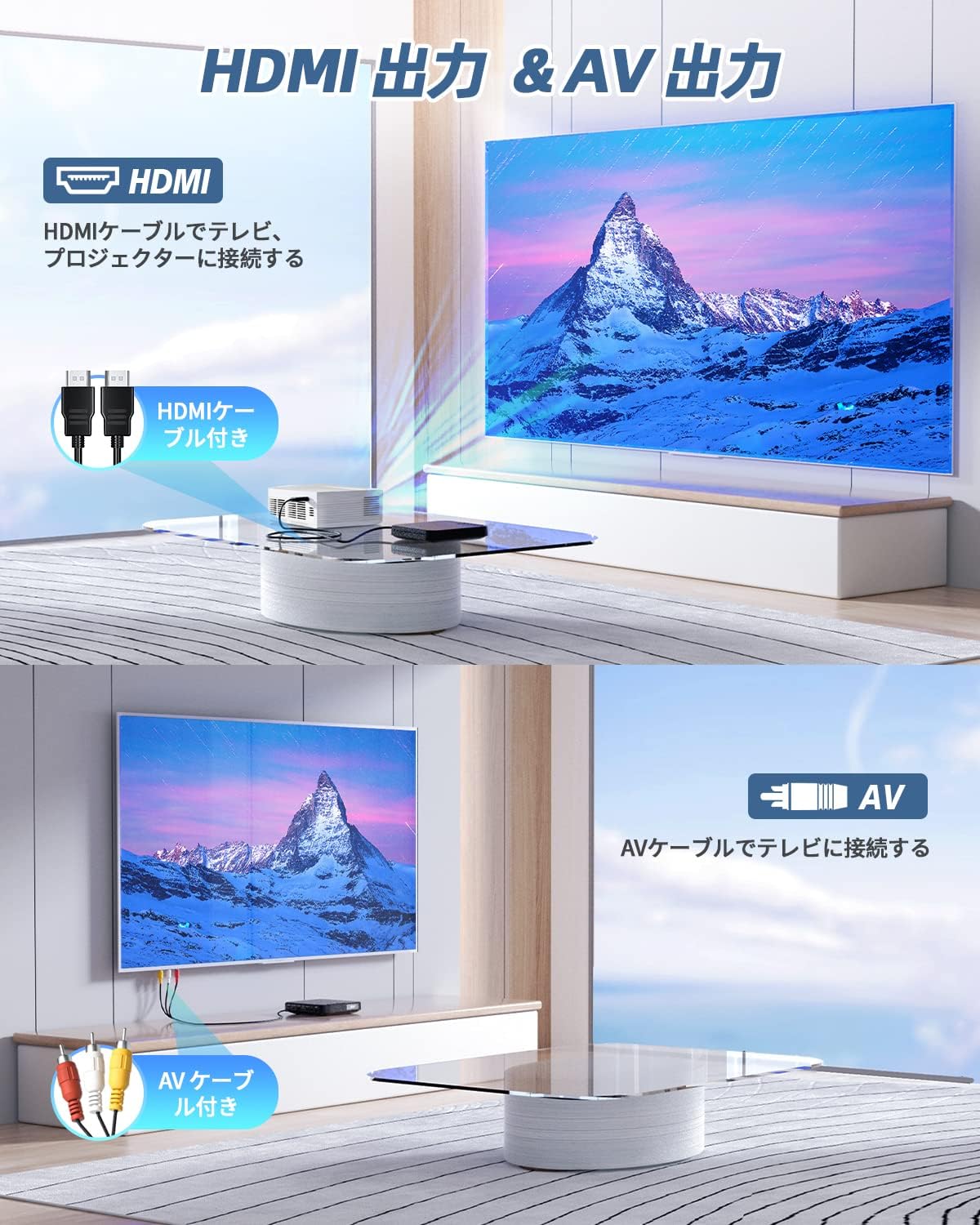 JMEI 3rdのミニDVDプレーヤー 非ブルーレイ 1080Pサポート DVD再生 CD再生 リージョンフリー CPRM対応 地デジ録画再生 日本語説明書付 USB再生 TFカード HDMI出力 AV出力 イヤホン端子 テレビ接続 プロジェクター接続 コンパクト 軽量 操作簡単 リモコン 写真再生｜アングル2