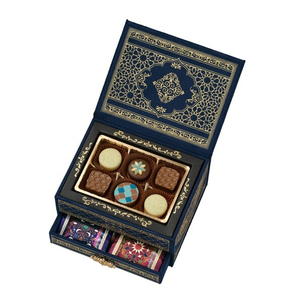 バレンタイン チョコ 2026 ご褒美チョコ 高級 ナビール(高貴) 14粒入 ジャミーラ メリーチョコレート 限定 2026 バレンタインデー 友チョコ おしゃれ 缶 異国情緒 自分チョコ 2026 贅沢 限定 ホワイトデー お返し 本命 妻 プレゼント 高級