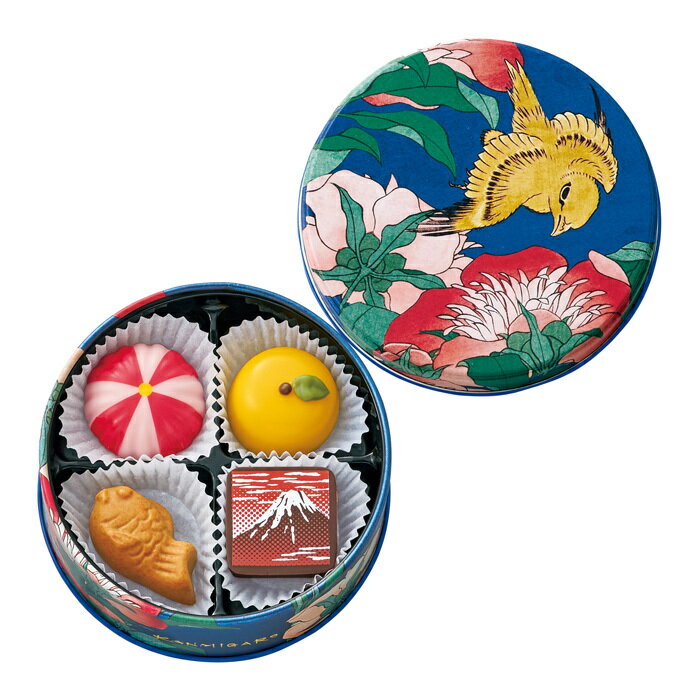 バレンタイン チョコ 2026 甘味画廊 ゴンチャロフ 『A 葛飾北斎/芍藥 カナアリ』和菓子ショコラ 詰め合..