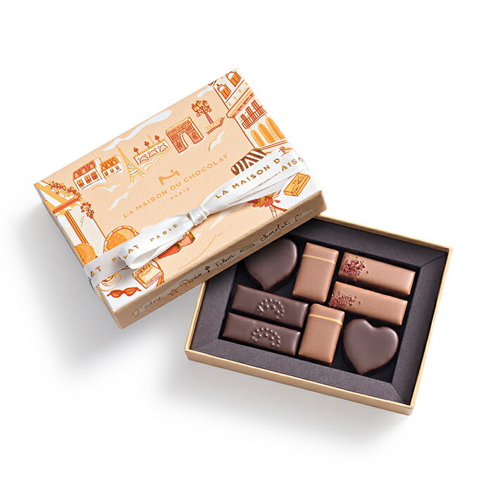 バレンタイン チョコ 2024 限定 ボンジュール パリ 8粒入 ラ・メゾン・デュ・ショコラ (冷蔵便) 御歳暮 贈り物 お取り寄せ スイーツ グルメ 手土産 ひな祭り 節分 ギフト バレンタインデー ホワイトデー お返し お菓子 お祝い 引出物のサムネイル