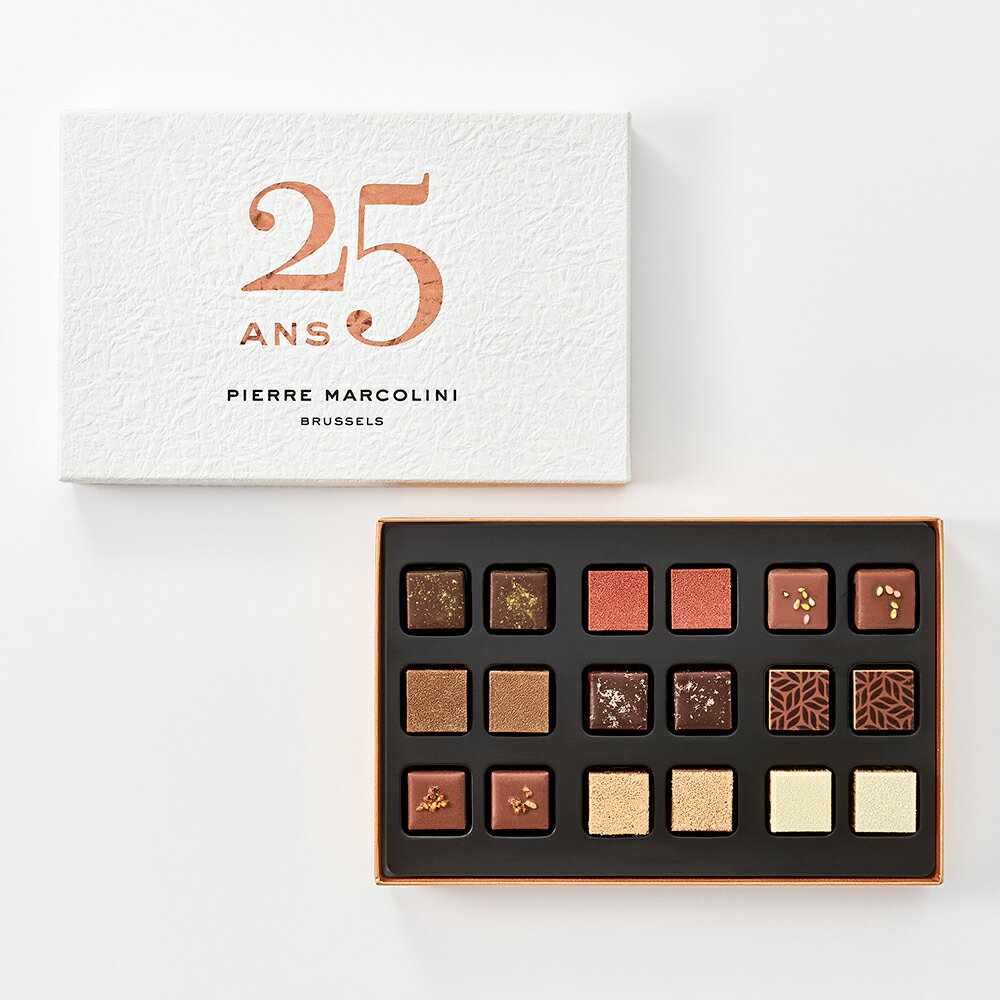 バレンタイン チョコ 2026 ピエール マルコリーニ コフレ アニヴェルセール ヴァンサンカン ジャポン 18粒入 チョコレート ギフト チョ..