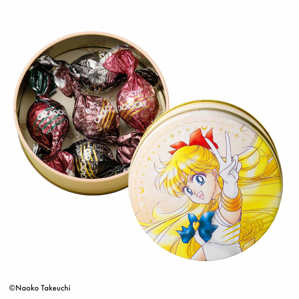 バレンタイン チョコ 2026 CACAOCAT 缶 スーパーセーラーヴィーナス『美少女戦士セーラームーン』自分..