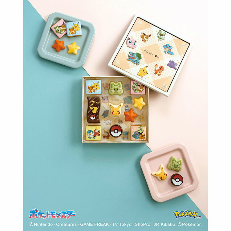 商品名 バレンタイン チョコ 2026 チョコセットM ポケモン 10粒入 ポケットモンスター アルコール不使用 ポケモン チョコ 詰め合わせ キャラクター チョコレート 子供 ギフト ニャオハ ホゲータ クワッス 人気 御三家 キャラ ピ...