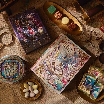 バレンタイン チョコ 2026 ナハトラビュリント マーギシェ・フェーダー(魔法の羽根ペン) メリーチョコレート Nachtlabyrinth メアレスミュートス 本命 本型パッケージ チョコ SNS 話題 2026 チョコ 夫 バレンタイン 宝石箱 2026