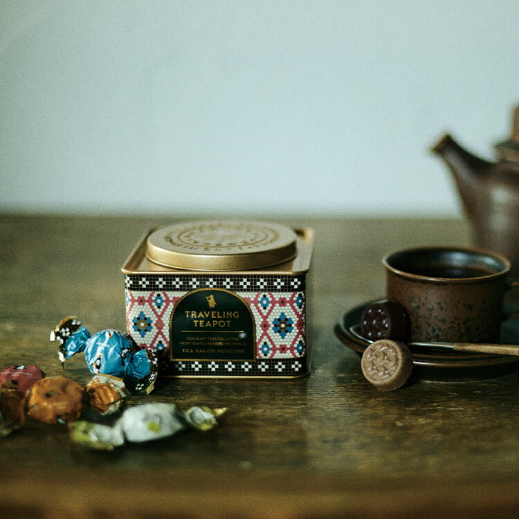 バレンタイン チョコ 2026 旅するティーポット 喫茶ペンギン モロゾフ サロンペンギン 常温便 ペンギン..