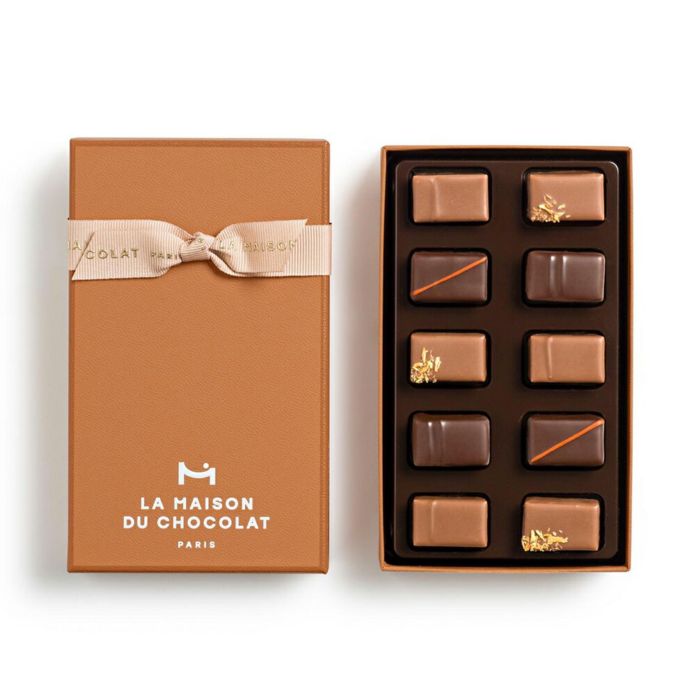 ラ・メゾン・デュ・ショコラ プラリネ10粒入 (冷蔵便) バレンタイン チョコ 御歳暮 贈り物 母の日 父の日 お取り寄せ スイーツ 母の日 父の日 グルメ 手土産 ひな祭り 節分 お中元 御中元 ギフト バレンタインデー ホワイトデー お返し お菓子 2025 お祝い 引出物