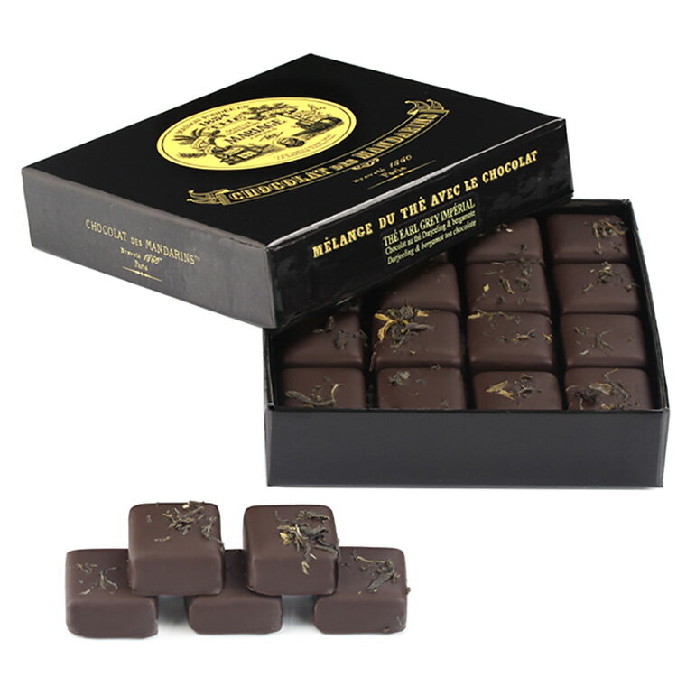 ショコラ デ マンダレン 紅茶のチョコレート（アールグレイ インペリアル）120g マリアージュ フレール ホワイトデー バレンタインデー (常温便) お歳暮 御歳暮 贈り物 母の日 父の日 お取り寄せ 紅茶 緑茶 手土産 お中元 御中元 ギフト お祝い 引出物