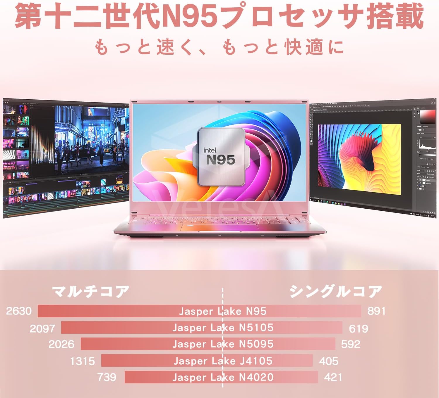 ノートパソコン Windows11 15.6イ...の紹介画像3