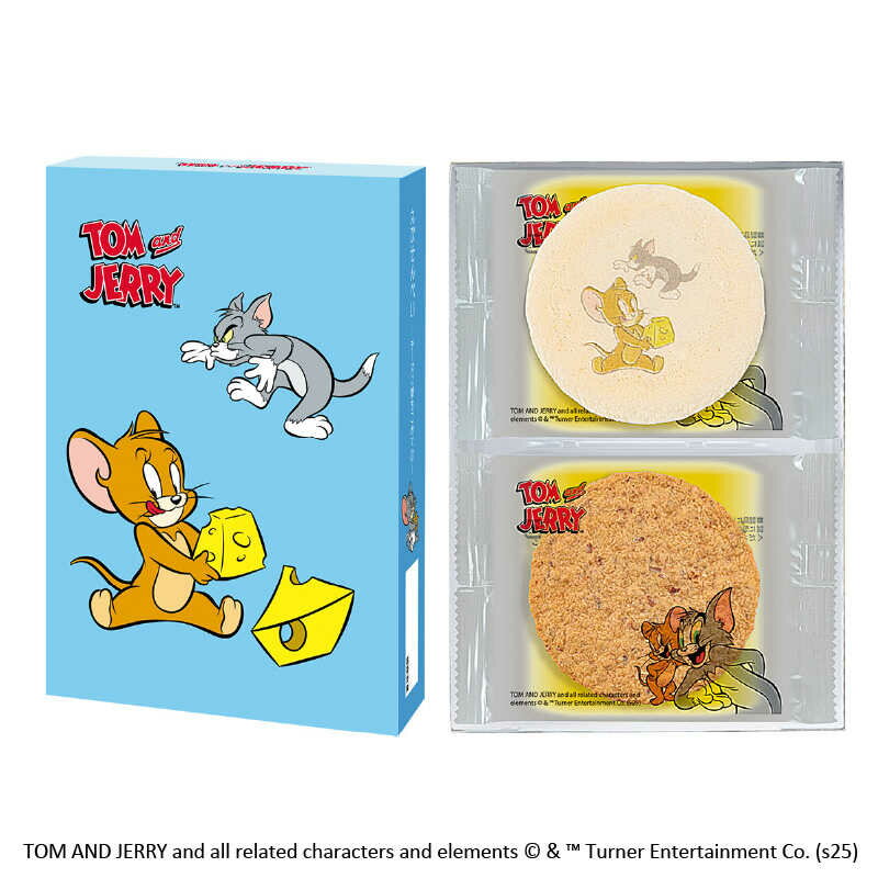 バレンタイン チョコ 2025 バレンタイン チョコ おしゃれ キャラクター 桂新堂【バレンタイン】トムとジェリーえびせんべい　ーチーズに愛をこめて2ー 御歳暮 贈り物 母の日 父の日 お取り寄せ スイーツ グルメ 手土産 お中元 御中元 ギフト お祝い 引出物のサムネイル
