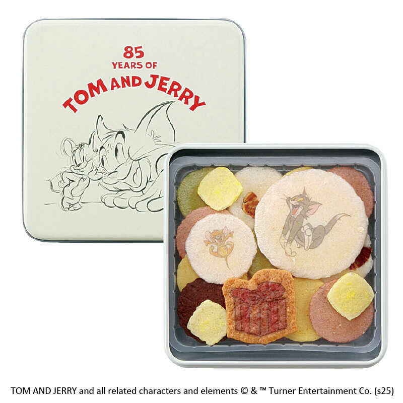 バレンタイン チョコ 2025 バレンタイン チョコ おしゃれ キャラクター 桂新堂 バレンタイン トムとジェリー 誕生85周年デザイン缶 お取り寄せ お土産 お中元 御中元 母の日 お歳暮 御歳暮 スイーツ 和菓子 新築 引越し お祝いのサムネイル