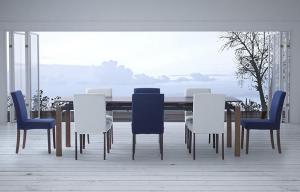 天然木ウォールナット材デザイン伸縮...