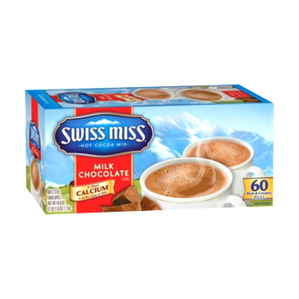 送料無料！（北海道、沖縄ほかの除く）楽天店限定：(コストコ) スイスミス ミルクチョコレート ココア 60袋