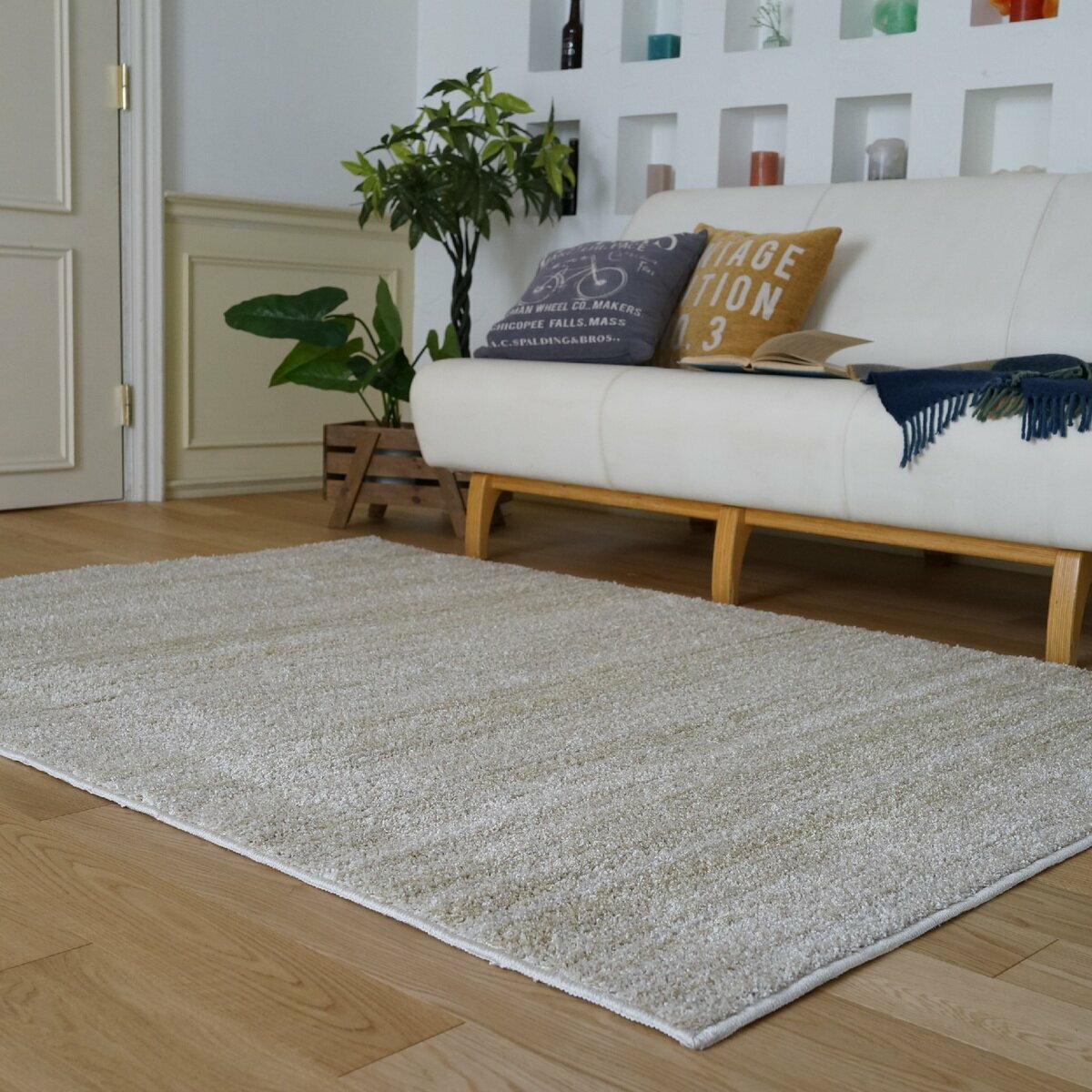 送料無料！（北海道、沖縄ほかの除く）楽天店限定：(コストコ) スミノエ 防炎・防音ラグ リュストル 200cm x 250cm