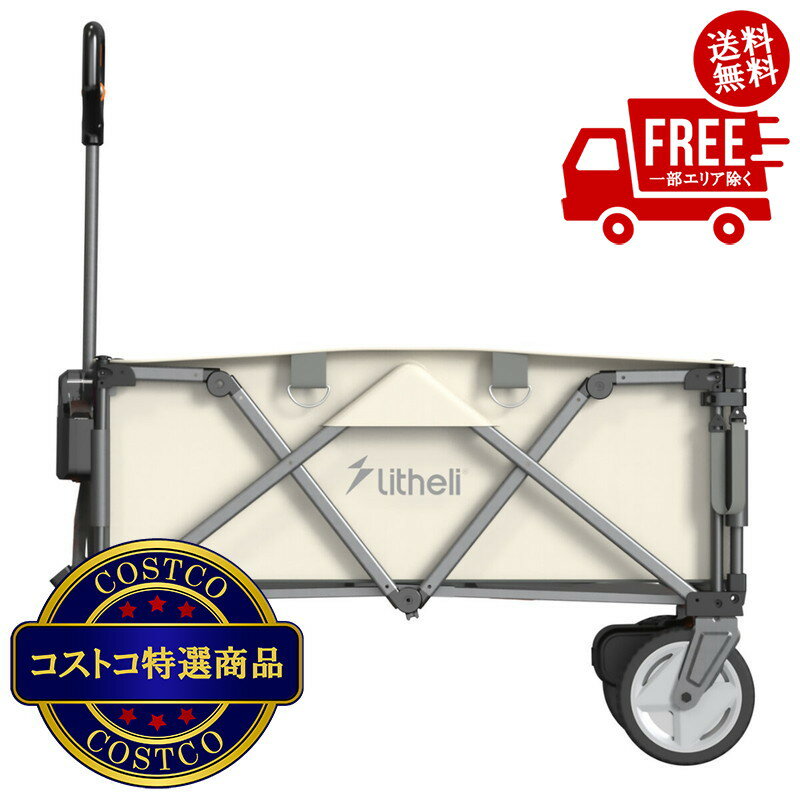 送料無料！（北海道、沖縄ほかの除く）楽天店限定：(コストコ) Litheli 電動キャリーワゴン W1 Pro