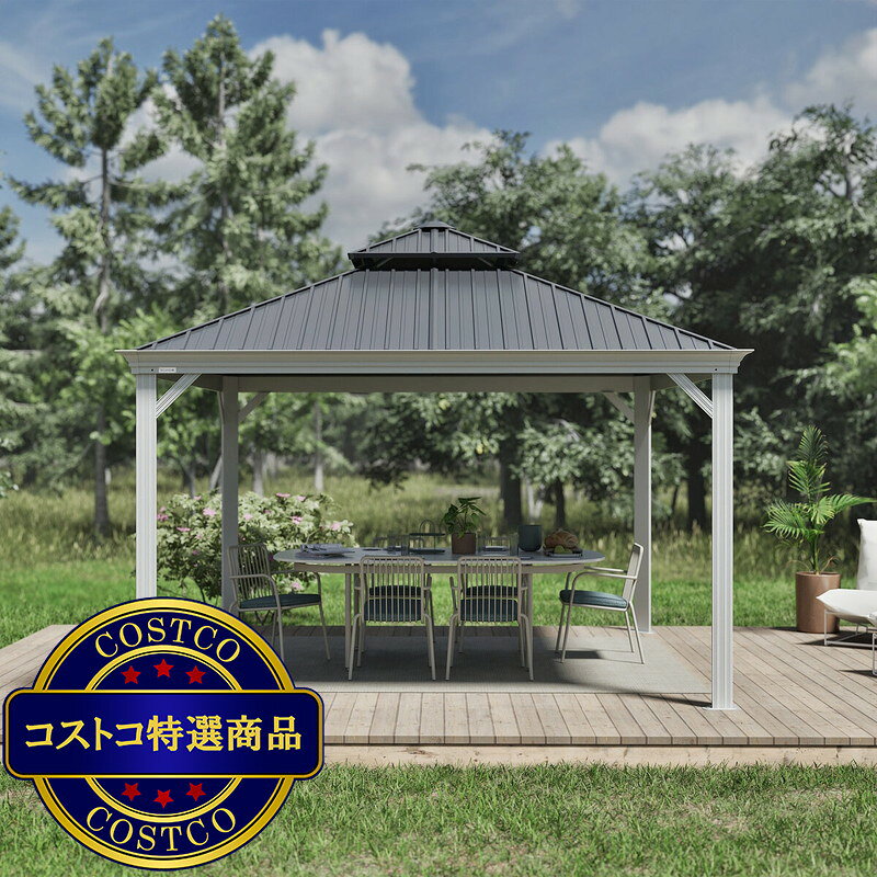 送料無料！(コストコ) SOJAG メッシーナ 10 x 14フィート (3 x 4.2m) サンシェルタ...