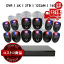 送料無料!(北海道、沖縄ほかの除く)楽天店限定:(コストコ) Swann(スワン)16CH 4K DVRシステム 4TB Enforcer バレット型 カメラ12台