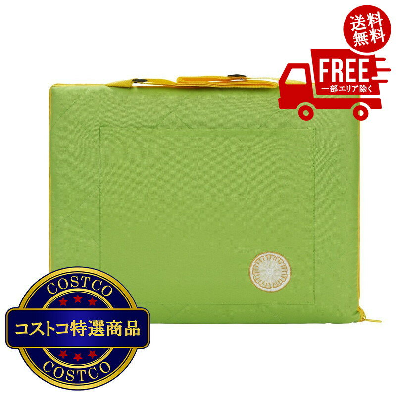 撥水加工洗濯機洗い可アジャスター付きストラップファスナーで簡単開閉ポケットの内側にたたみ方の記載有り外側無地、内側プリント仕様　