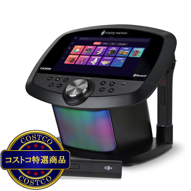 送料無料！(コストコ) Singing Machine Wi-Fi カラオケマシーン　※ご注文後2-3日以内にお届けします