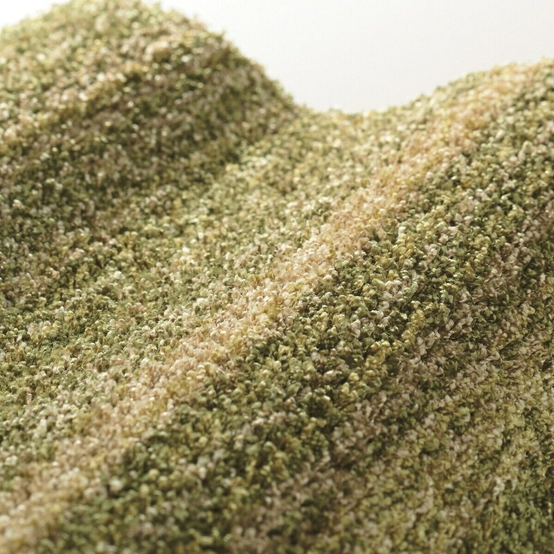 送料無料!(コストコ) スミノエ 防炎・防音ラグ リュストル 楕円 140cm x 200cm モスグリーン ※ご注文後7-14日でお届けします [2]