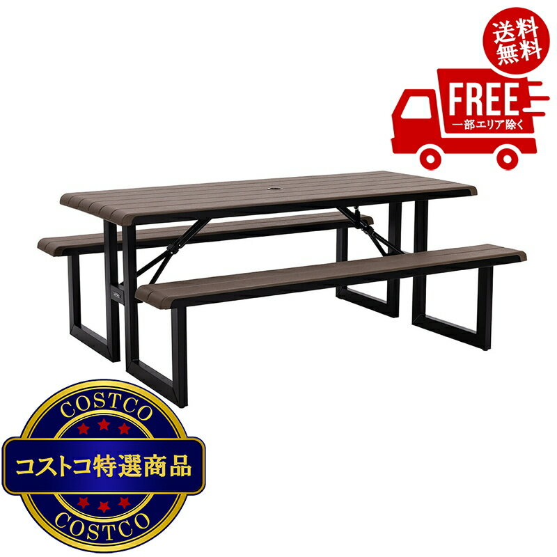 最終値下げ！大阪北部から引取り限定) LIFETIME社製ピクニックテーブル 当日発送確約品 ライフタイム フレーム ピクニックテーブル 6~8人用