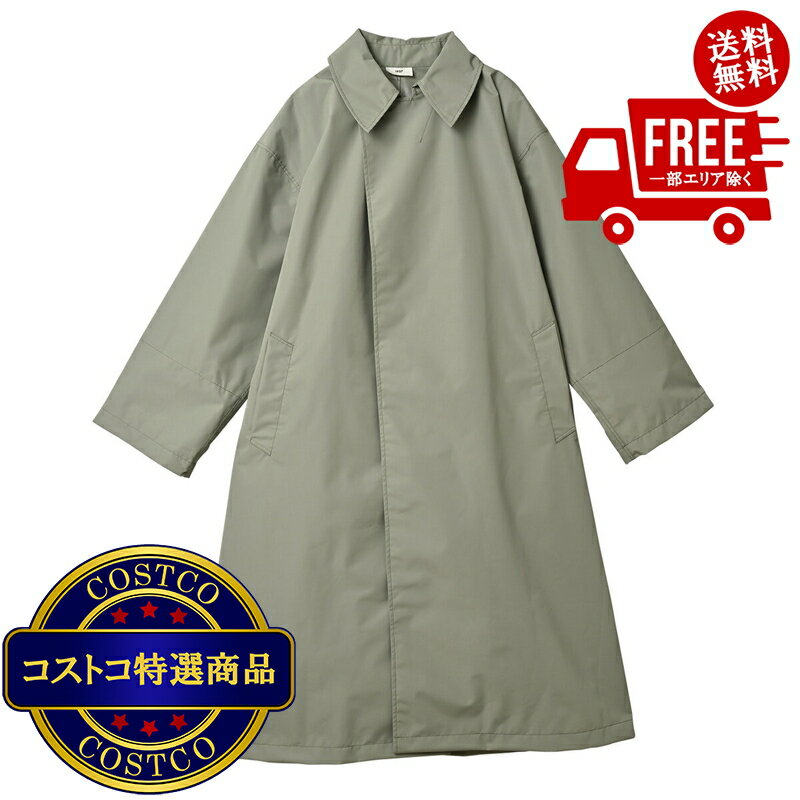 送料無料！(コストコ) 1937 ステンカラーレインコート カーキ　※ご注文後5?14日でお届けします
