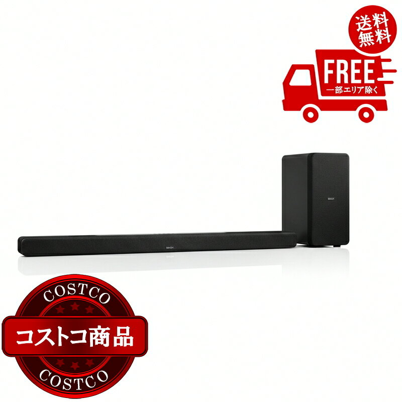 送料無料！(コストコ) デノン 3.1.2ch サウンドバー&ワイヤレスサブウーハー DHT-C510K ※ご注文後2-3日以内にお届けします