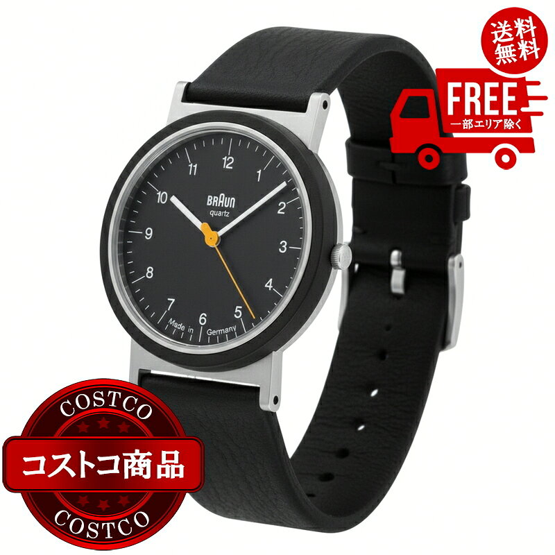 送料無料！(コストコ) BRAUN AW10 QZ WATCH ※ご注文後2-3日以内にお届けします