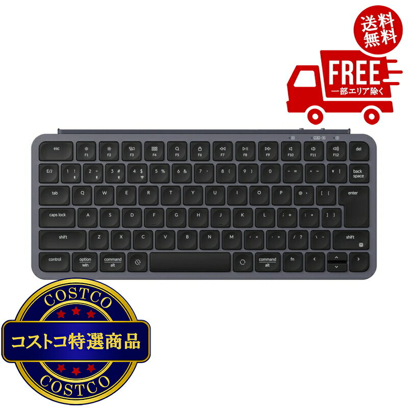 送料無料！(コストコ) Keychron / B1 Pro ウルトラスリム ワイヤレスキーボード / スペースグレー / JIS配列（かな印字なし） ※ご注文後5-14日でお届けします