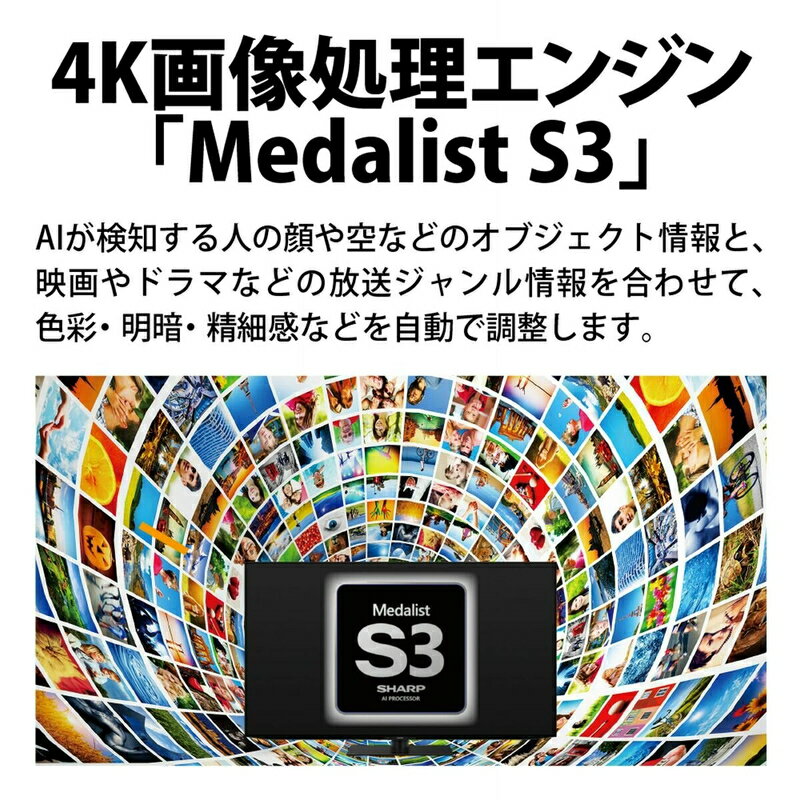����̵����(�����ȥ�) ���㡼�� �������� 60����� 4K �վ��ƥ�� 4T-C60EN1����