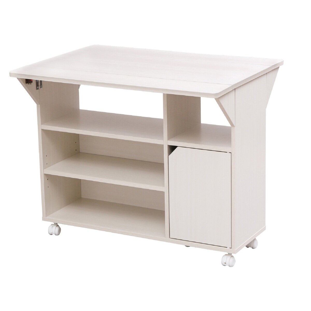 送料無料！（北海道、沖縄ほかの除く）楽天店限定：(コストコ) アイリスオーヤマ 扉付きキッチンワゴン 奥行37～64.4cm TKW-90