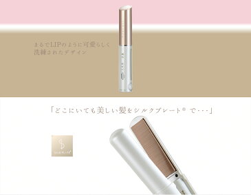 LIP IRON KINUJO リップアイロン コードレス 海外対応 ヘアアイロン ヘアーアイロン USB 充電式 兼用 ストレート アイロン キャップケース付