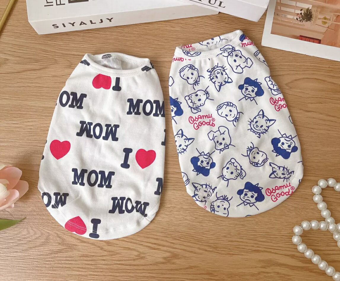 【よりどり2着で300円OFF/よりどり3着で500円OFF】犬服 トップス Tシャツ 春夏 ペット洋服 ドッグウェ..