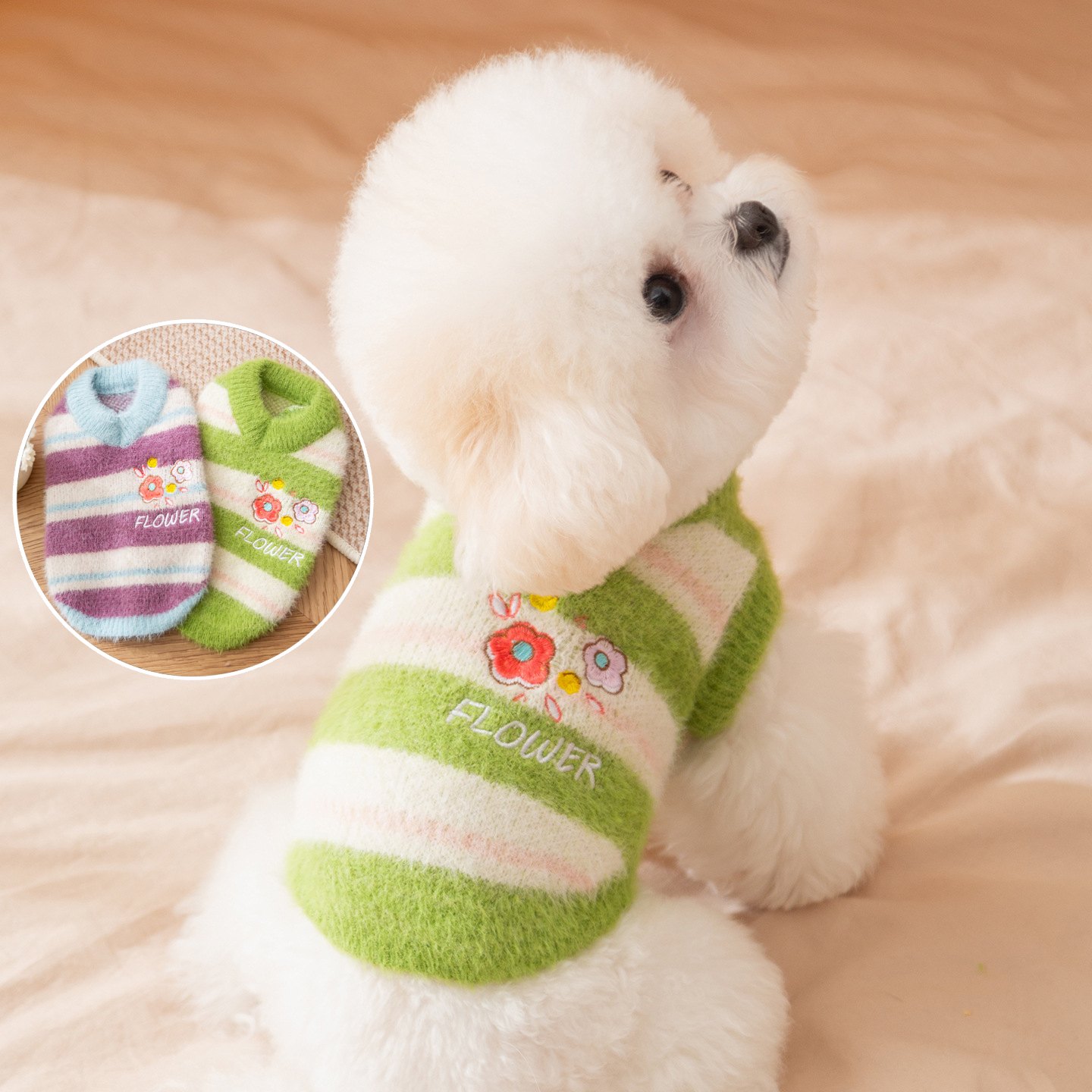 犬服冬服ドッグウェアニットセーター...