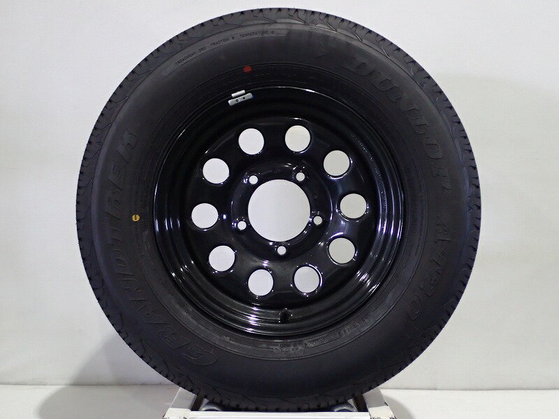 【スーパーセール】【中古】195/80R15 サマー単品 ダンロップ グラントレックAT20 1555+5-5H139.7 スズキ JB74系 ジムニーシエラ （ 15インチ 純正 新車外し 195/80-15 ）